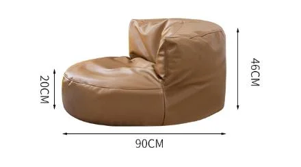 Wholesale Lazy Sofa Chair Round PU Leather Office Bean Bag