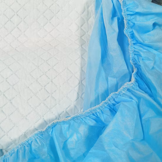Disposable Elastic Fitted Bed Sheets Cover Massage Table Cover Sheet